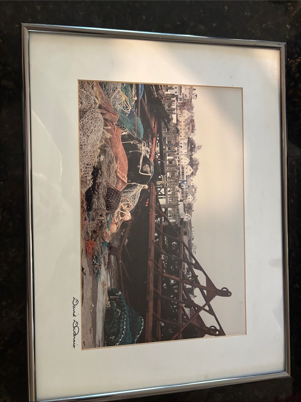 Harbor Photography Wall Art - Silver Frame, Multicolor Print